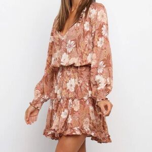 Petal & Pup Bohemian Floral print dress size 10